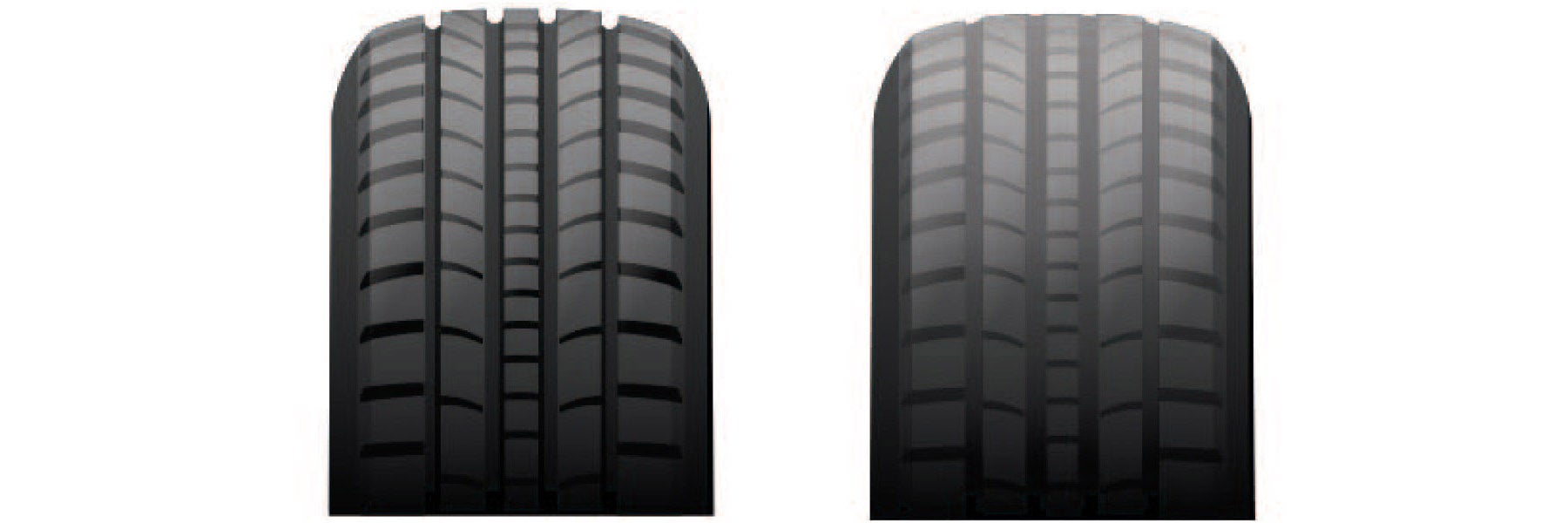 Tire tread depth comparison at Clay Cooley Kia Irving in Irving TX